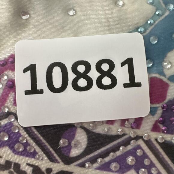 Jess Jane Tunic Top Womens XL Asymmetric Hem Paisley Boho Made in USA Smooth - Picture 12 of 12